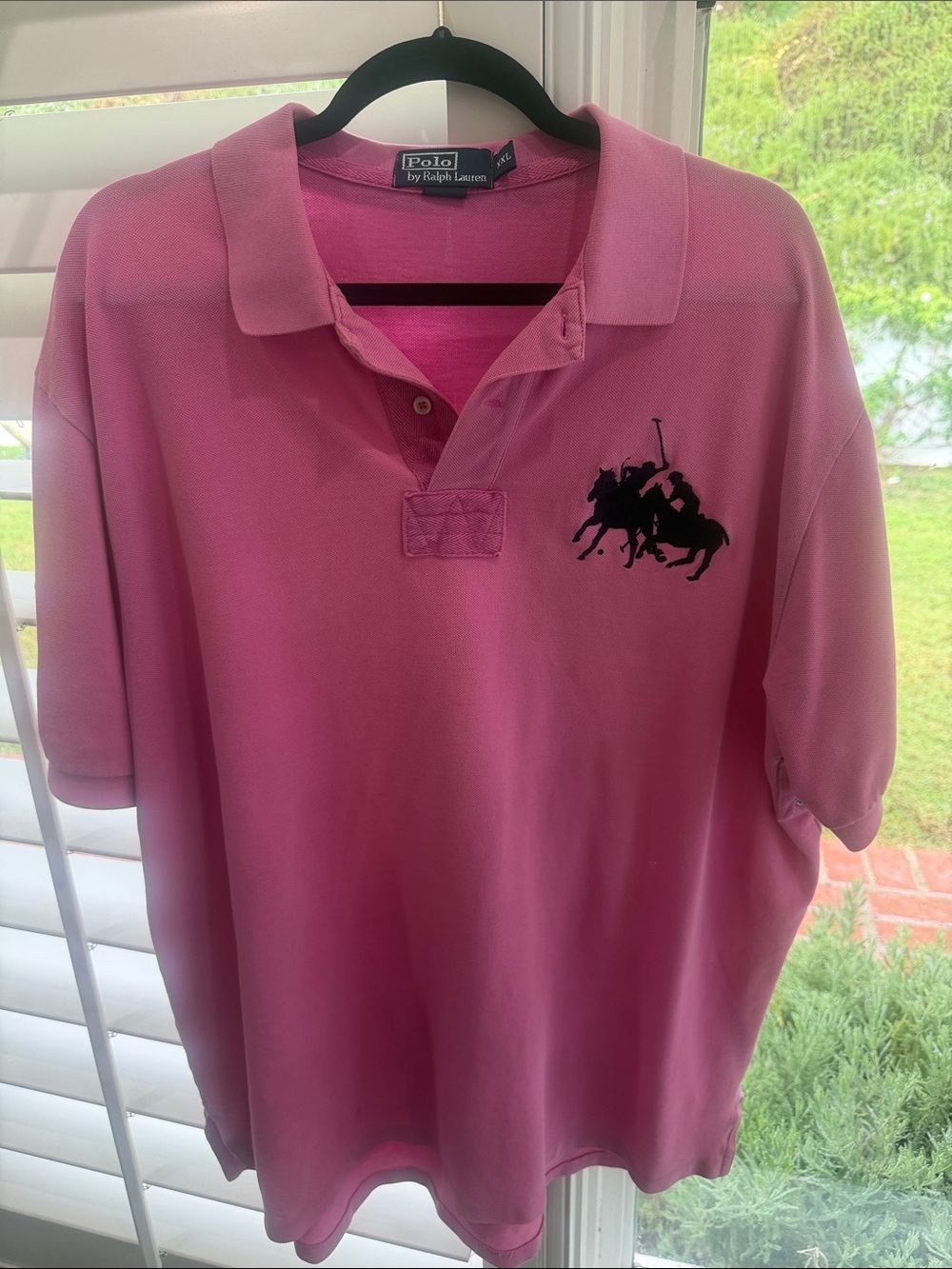 Polo by Ralph Lauren Pink Short-Sleeve Polo with Large Pony Logo